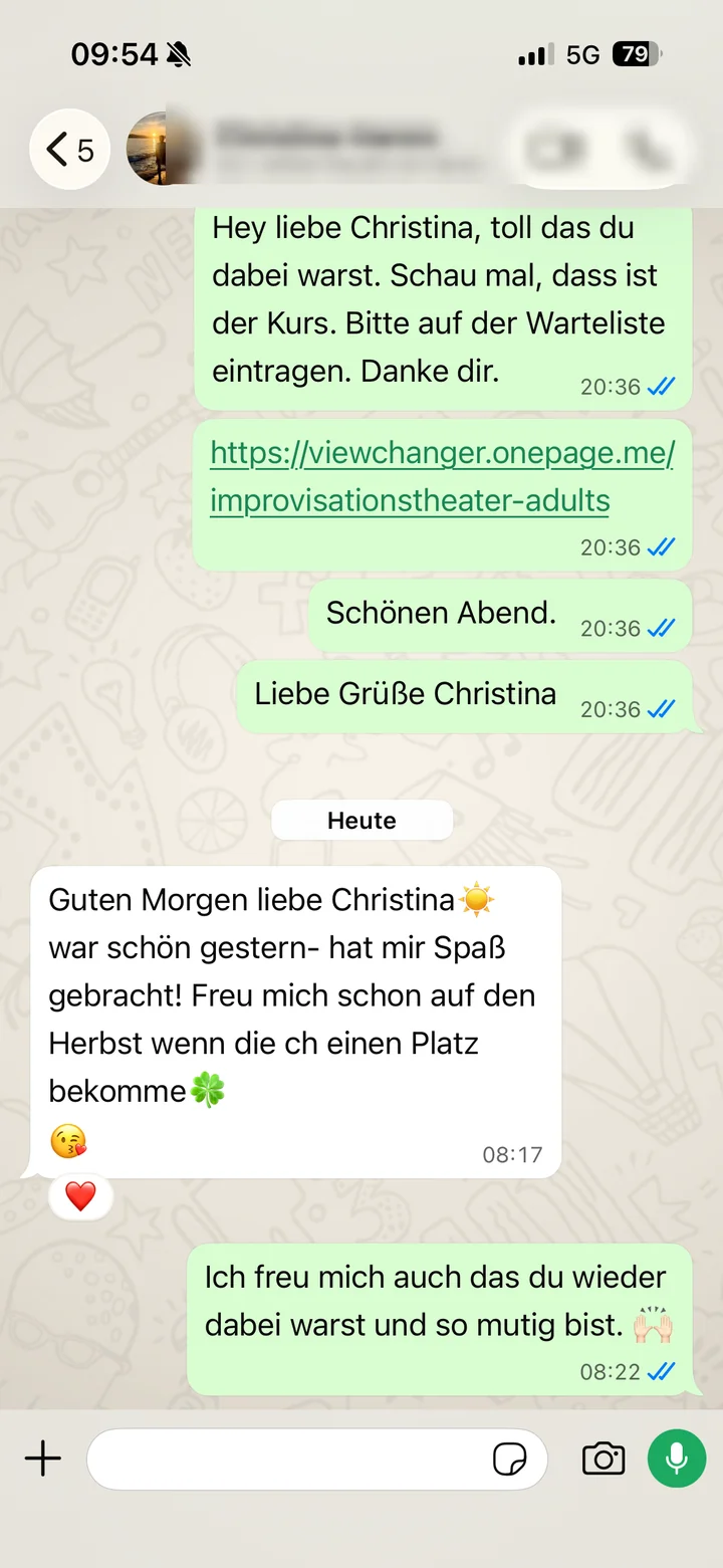 WhatsApp Feedback