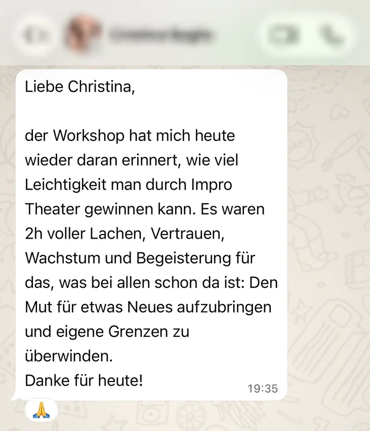 WhatsApp Feedback